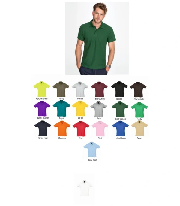 Sol's 11342 Summer II Cotton Pique Polo Shirt