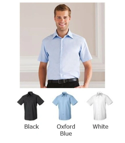 Russell's 923M s/sleeve Tailored Oxford Shirt