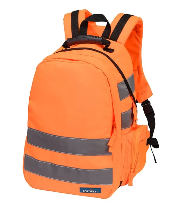 B904 Hi Vis Quick Release Rucksack