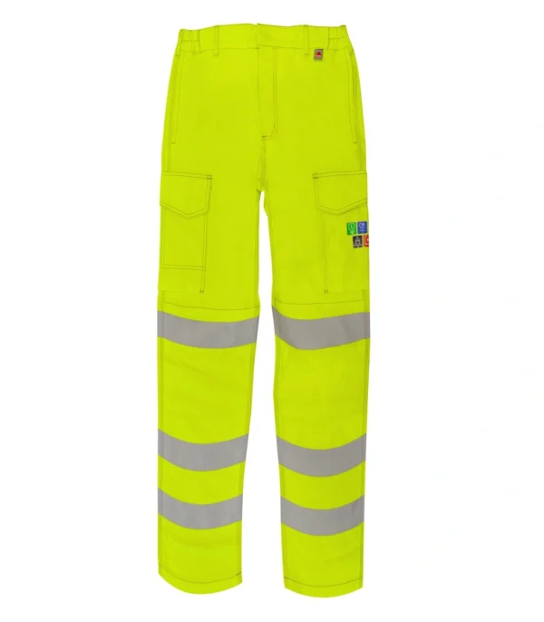 ORBIT MORSE: INHERENT FR ARC COMBAT TROUSER HI VIS YELLOW WITH F