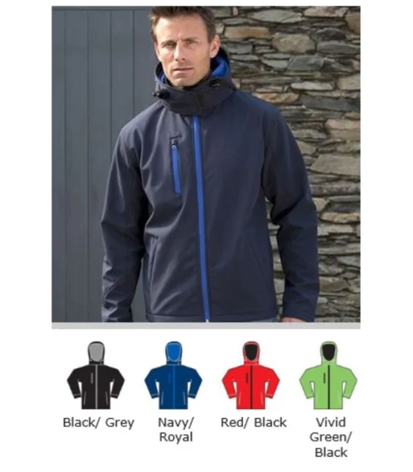 Result RS230M TX Performance Hooded Soft Shell Jacket
