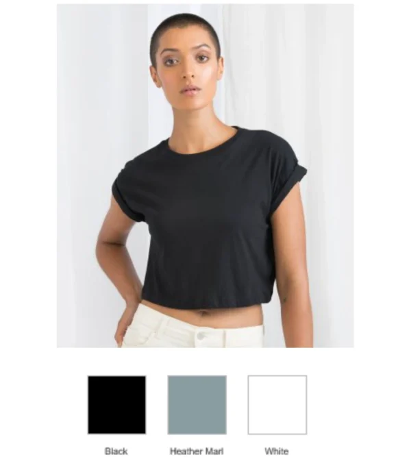 Mantis M96 Ladies Organic Cropped T-Shirt