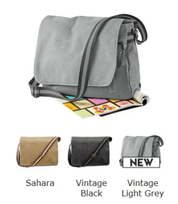 Quadra QD610 Desert Canvas Despatch Bag