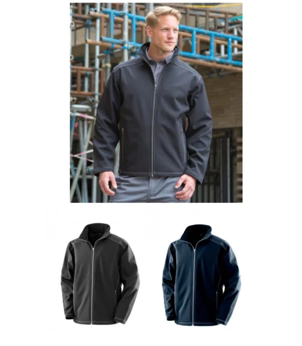 Result Workguard RS455M Treble Stitch Soft Shell Jacket