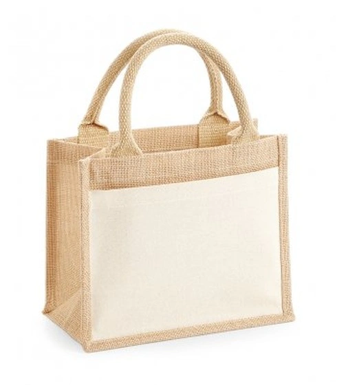 W425 Westford Mill Pocket Jute Bag