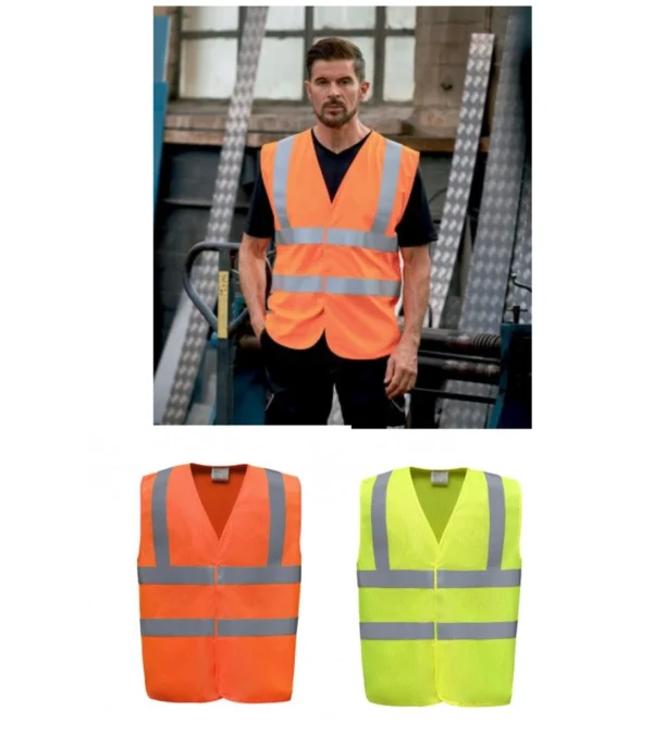 YK110 Yoko Hi-Vis Anti-Static Flame Retardent Waistcoat