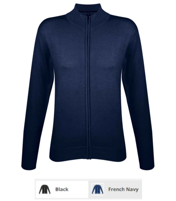 Sols 10550 Ladies Gordon Full Zip Cotton Acrylic Cardigan