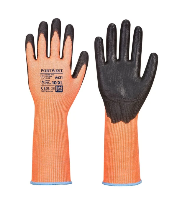 Portwest A631 - Vis-Tex Cut Glove Long Cuff