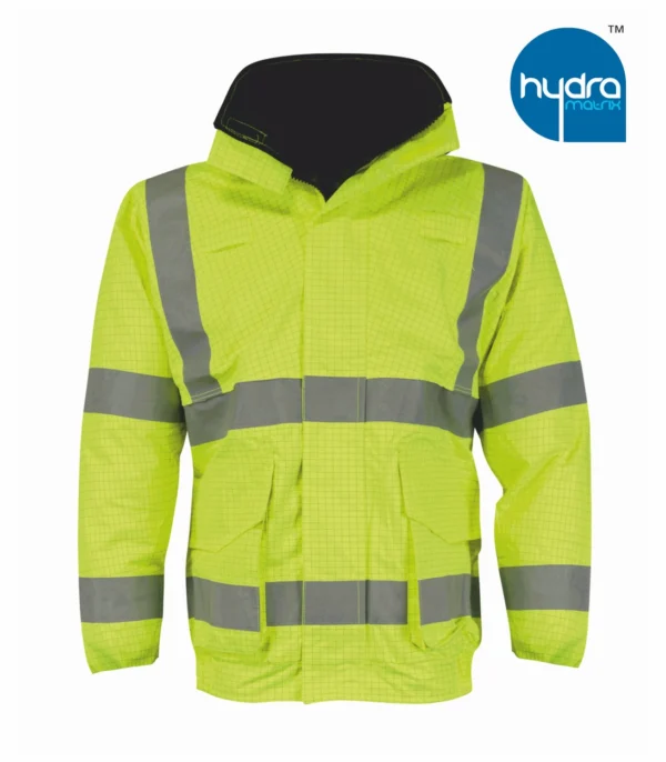 ORBIT ATOLL FRASMBJ HYDRA MATRIX BOMBER JACKET YELLOW