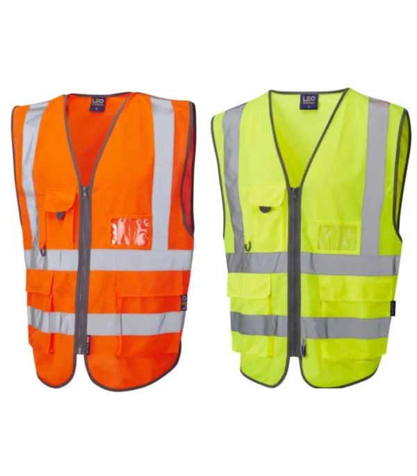 Leo Barnstaple ISO 20471 Class 2 Superior Railway Waistcoat 