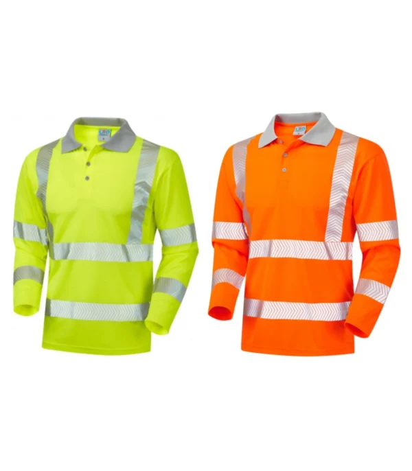 Leo Barricane ISO 20471 Class 3 Coolviz Plus Sleeved Polo Shirt