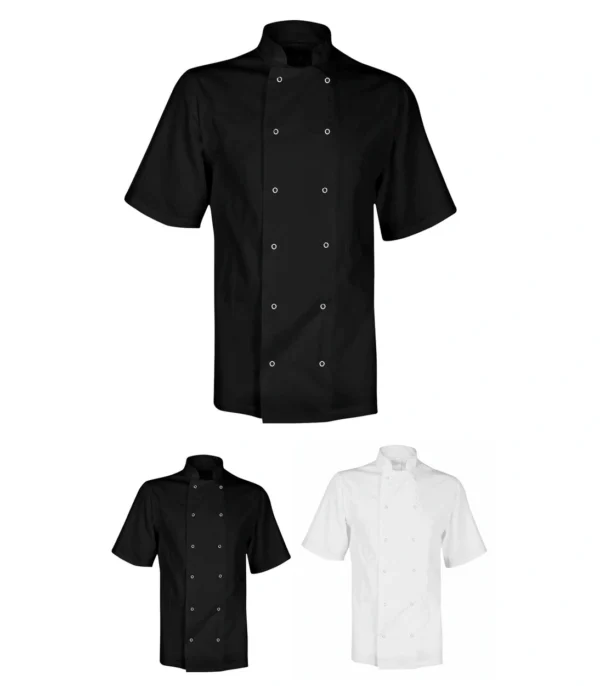 ORBIT FUSION CCJ1 UNISEX SHORT SLEEVE CHEF'S JACKET