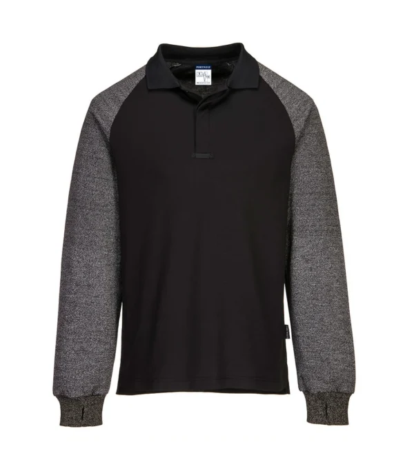 Portwest CR15 - Polo Shirt with Cut Resistant Sleeves