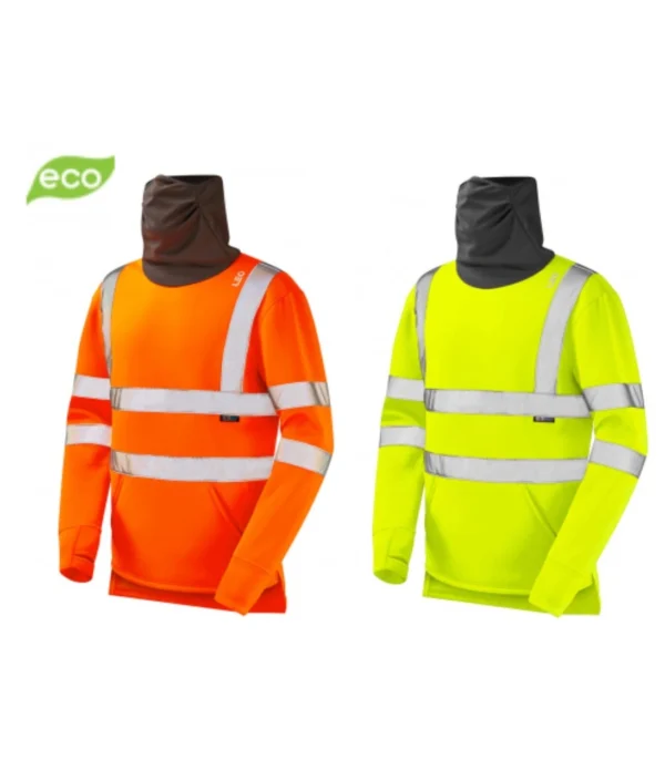 Leo Combesgate ISO 20471 Class 3 Snood Sweatshirt 