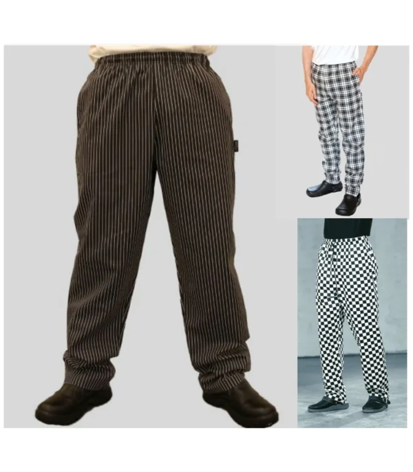 DC28 Check Chefs Trousers