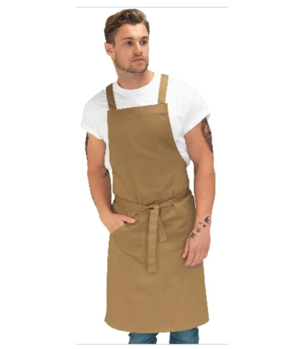 DE109 Le Chef Khaki crossover Apron