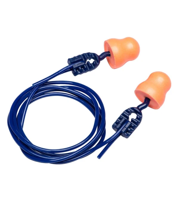 Portwest EP12 - Easy Fit PU Ear Plugs Corded (200 Pairs)