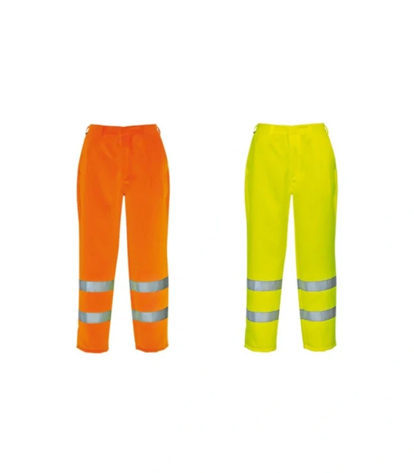 E041 Hi Vis Poly/Cotton Trousers