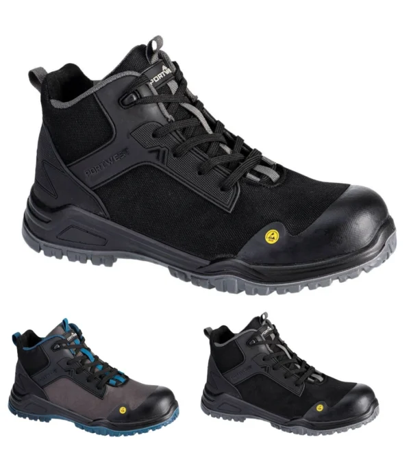 Portwest FE01 - Bevel Composite Mid Boot S3S ESD SR FO