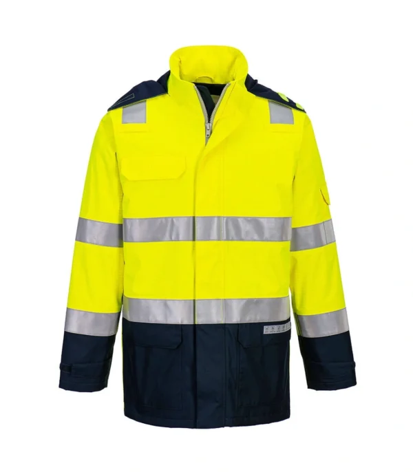 Portwest FR605 - Bizflame Rain+ Hi-Vis Light Arc Jacket