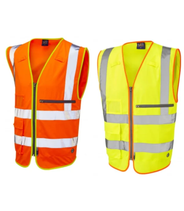 Leo FORELAND ISO 20471 Cl 2 Superior Waistcoat with Tablet Pocke