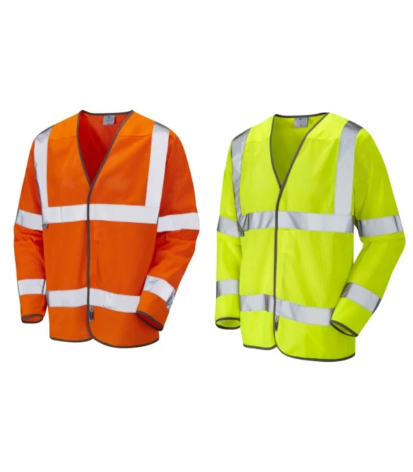 Leo Fremington ISO 20471 Class 3 Coolviz Sleeved Waistcoat