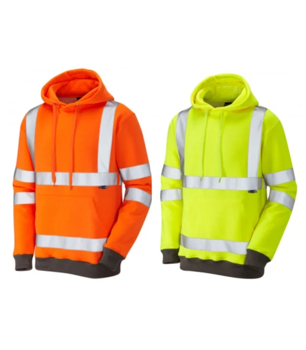 Leo Goodleigh ISO 20471 Class 3 Hooded Sweatshirt