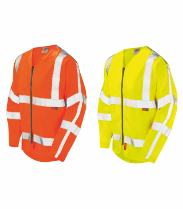 Leo Huish ISO 20471 Class 3 LFS Anti-Static Sleeved Zip Vest