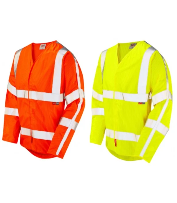 Leo Meshaw ISO 20471 Class 3 LFS Anti-Static Sleeved Waistcoat