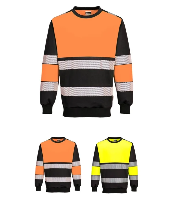 Portwest PW376 - PW3 Hi-Vis Class 1 Sweatshirt