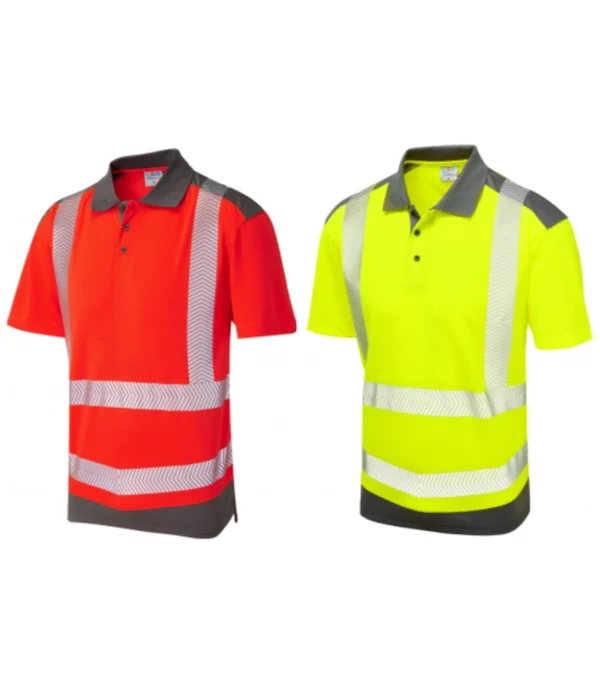 Leo Peppercombe ISO 20471 Class 2 Coolviz Plus Polo Shirt