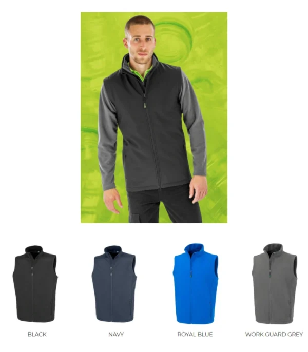 Result RS902M Genuine Recycled Printable Softshell Bodywarmer