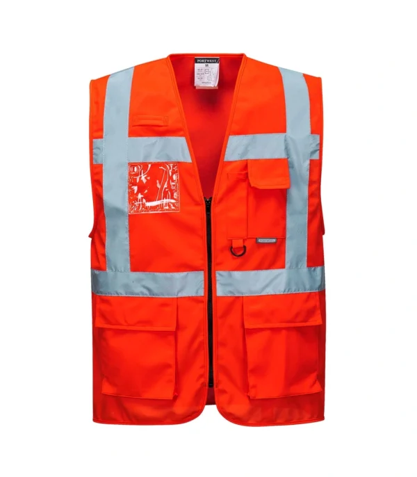 Portwest S476 Red Berlin Executive vest