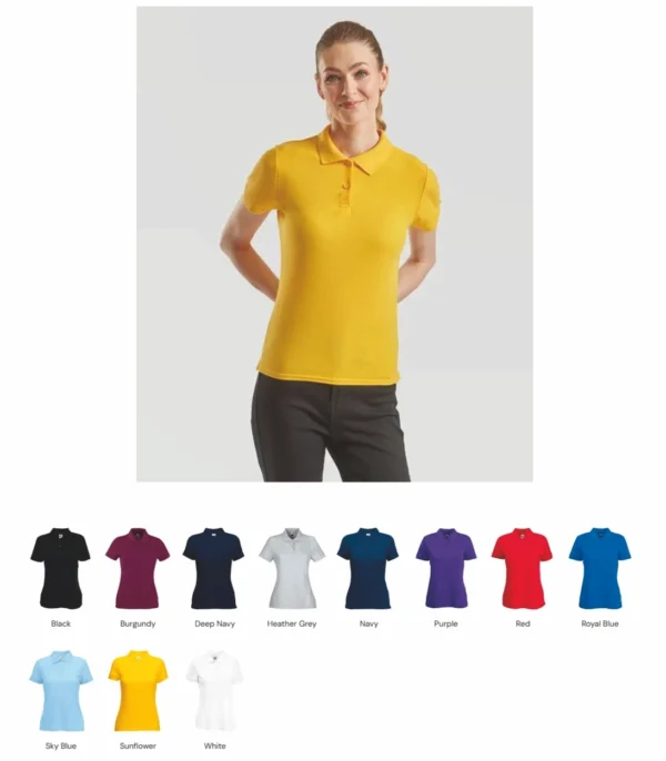 Fruit of the Loom SS86 Lady Fit poly/cotton polo