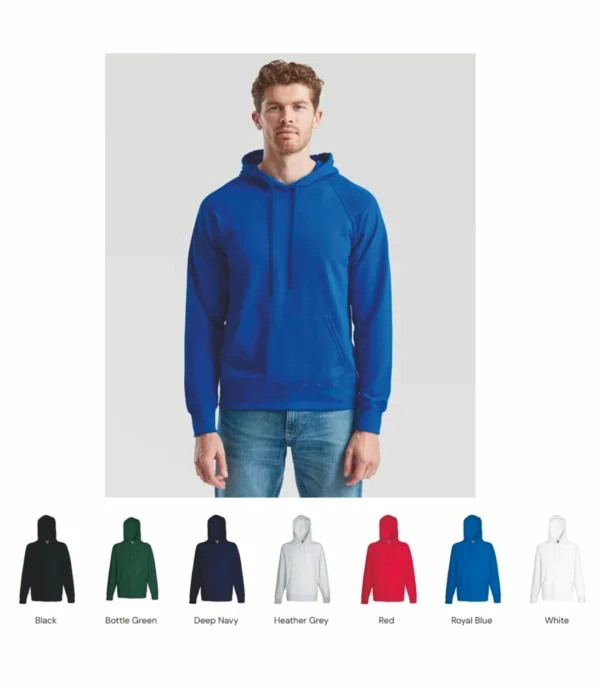 Fruit of the Loom SS56 Lightweight Hooded Sweatshirt