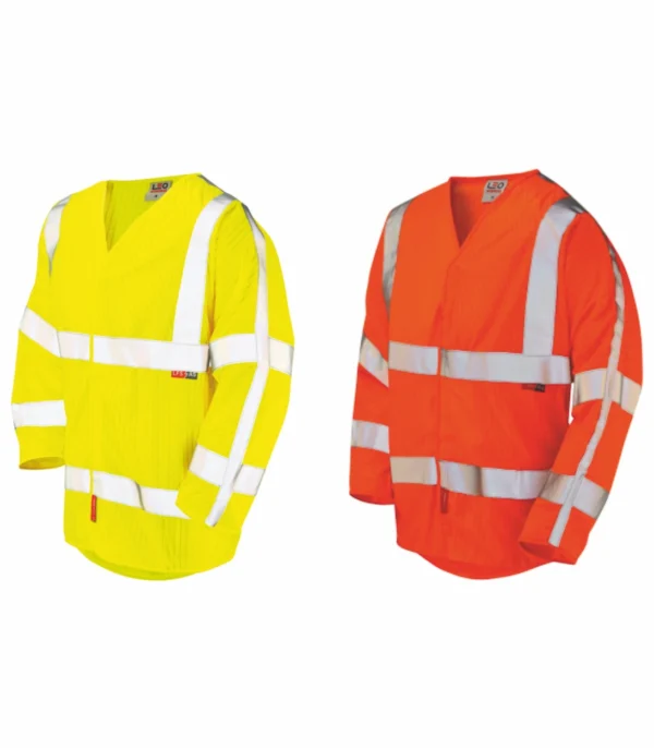 Leo Sticklepath ISO 20471 Class 3 LFS AntiStatic 3/4 Sleeve vest