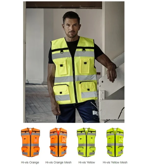 Yoko YK054 Hi Vis Rip Stop Tool Vest