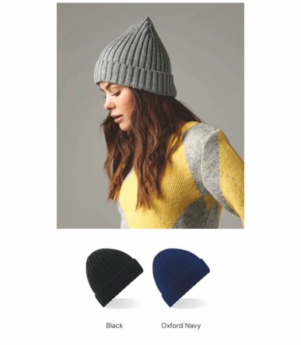 Beechfield BB465 Chunky Ribbed Beanie