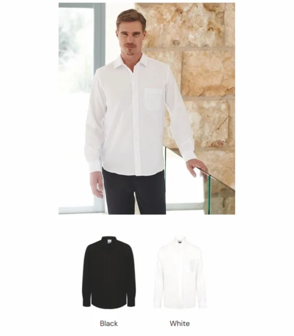 Henbury H590 Men's Wicking Anti-Bacterial Long Sleeve Shirt