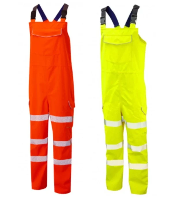 Leo NORTHAM ISO 20471 Class 2 EcoViz 10K Breathable Bib & Brace