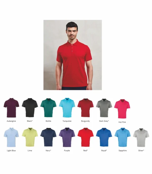 Premier PR615 Men's Coolchecker Pique Polo