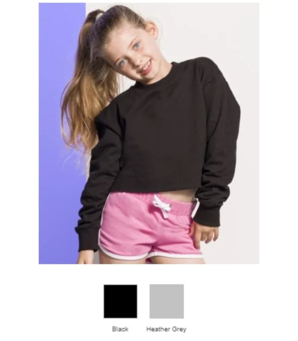 SF Minni SM515 Kids Cropped Slounge Sweatshirt