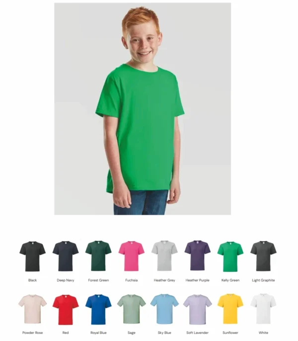 Fruit of the Loom SS621b Kids Iconic T Shirt